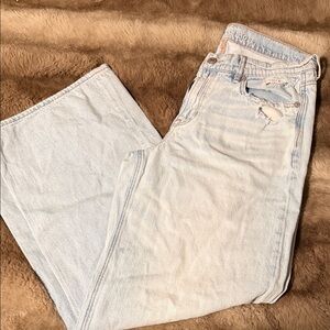 American Eagle Outfitters Light Blue Distressed Jeans